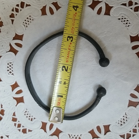 🖤MEN'S METAL FORGED BANGLE CUFF BRACELET - Picture 7 of 10